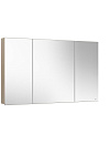 Шкаф навесной зеркальный Стокгольм ВШ 120 Акация Лэйкленд светлая (183)