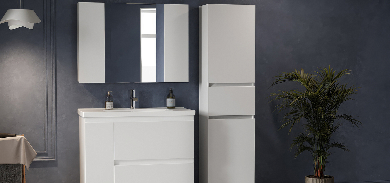 Неаполь: напольный шкаф шириной 45 см — новый вариант для идеального комплекта